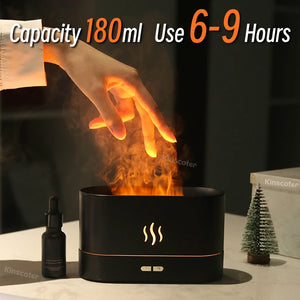 Ultrasonic Flame Lamp Air Humidifier