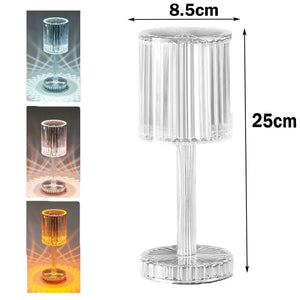 Amazing Crystal Touch Color Changing  Lamp